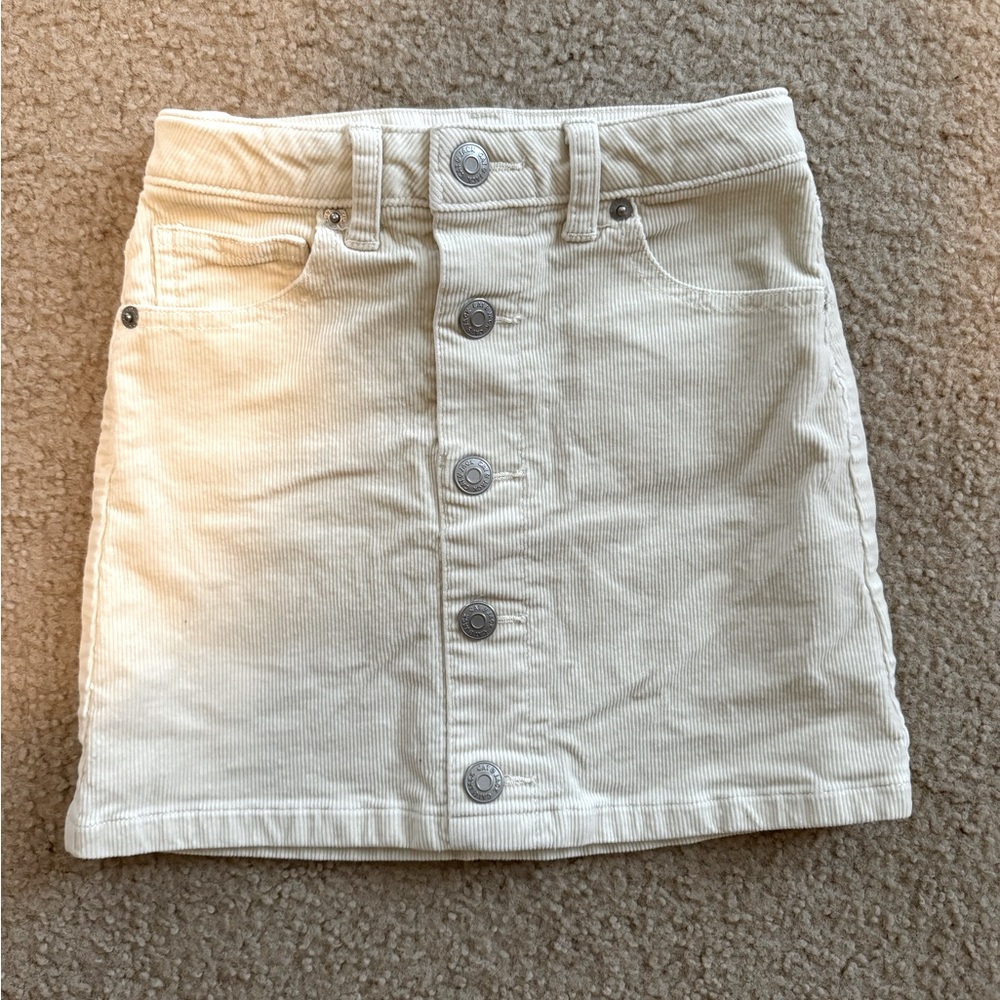 Girls adjustable cordory skirt